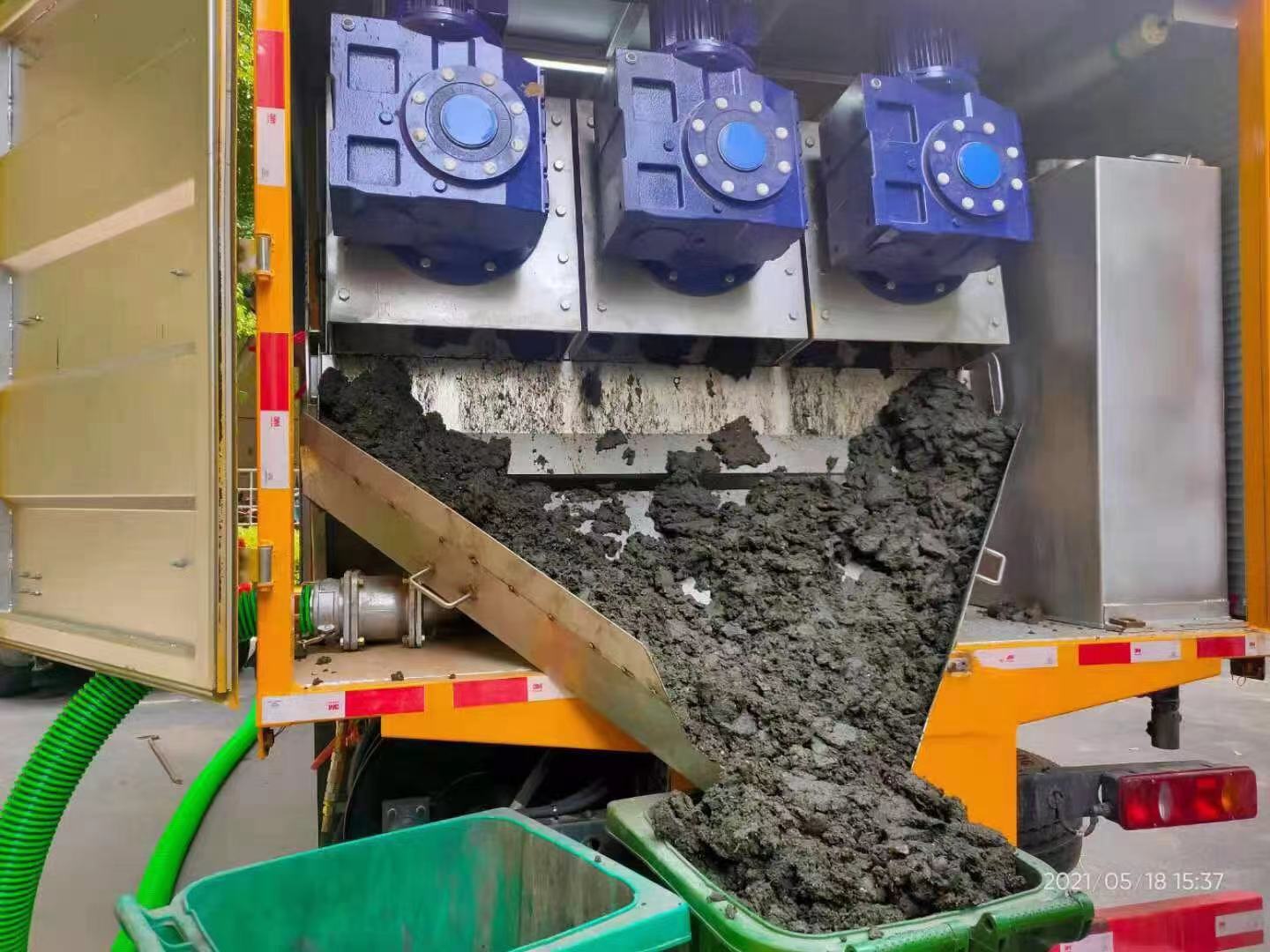 乌烈镇化粪池清掏城市维护站-泥浆净化干湿分离处理